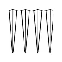 Tel Masa Ayakları 4 Adet 70 Cm Firkete Ayak - Masa Ayakları - Tek Ebat Siyah Tel Masa Ayakları 4 Adet 70 Cm Firkete Ayak - Masa Ayakları - Tek Ebat Siyah