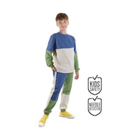 Denokids Erkek Çocuk Kışlık Renk Bloklu Pamuklu Çok Renkli Uzun Kollu 2 Parça Eşofman Takımı 5-10 Yaş Denokids Erkek Çocuk Kışlık Renk Bloklu Pamuklu Çok Renkli Uzun Kollu 2 Parça Eşofman Takımı 5-10 Yaş