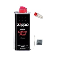 Zippo Benzin + Çakmak Taşı + Fitil Zippo Benzin + Çakmak Taşı + Fitil