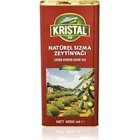 Kristal Natürel Sızma Zeytinyağı Dolgun Güçlü Lezzet 4 Litre Teneke Kristal Natürel Sızma Zeytinyağı Dolgun Güçlü Lezzet 4 Litre Teneke