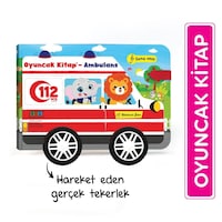 Oyuncak Kitap Ambulans Gerçek Tekerlekli Oyuncak Kitap Ambulans Gerçek Tekerlekli