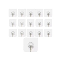 Kendinden Yapışkanlı 15 Adet Askı Şeffaf Banyo Mutfak Havlu Askısı Tekli Askı 6 6 Cm Renkli Kendinden Yapışkanlı 15 Adet Askı Şeffaf Banyo Mutfak Havlu Askısı Tekli Askı 6 6 Cm Renkli