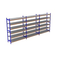 Raf Burada 6 Katlı 3'lü Depo Rafı - 300-350 Kg Taşıma Kapasiteli Hafif Rack Raf- 60x90x250 cm Raf Burada 6 Katlı 3'lü Depo Rafı - 300-350 Kg Taşıma Kapasiteli Hafif Rack Raf- 60x90x250 cm