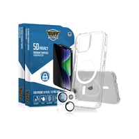 Buff Apple iPhone Uyumlu 14 Plus - 2x5d Ekran Koruyucu + Magsafe Kılıf + Lens Koruyucu Privacy Hayalet Buff Apple iPhone Uyumlu 14 Plus - 2x5d Ekran Koruyucu + Magsafe Kılıf + Lens Koruyucu Privacy Hayalet