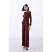 Sateen Kemerli Salaş Tulum - Bordo-136566 Bordo Sateen Kemerli Salaş Tulum - Bordo-136566 Bordo