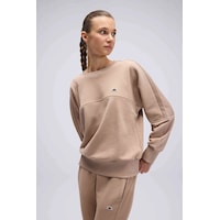 Ellesse Bayan Sweat Ef567-bg Bej Bej Ellesse Bayan Sweat Ef567-bg Bej Bej