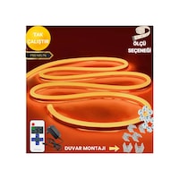 Neon Esnek Şerit Led Tak Çalıştır Kumandalı - Dimmer- Turuncu 2 Metre Neon Esnek Şerit Led Tak Çalıştır Kumandalı - Dimmer- Turuncu 2 Metre