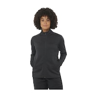 Salomon Sntıal Mıdfleece Fz W Kadın Ceket Lc2294000 Siyah Salomon Sntıal Mıdfleece Fz W Kadın Ceket Lc2294000 Siyah