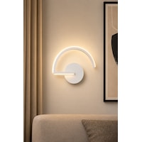 AvizeGO Mori Modern Led Duvar Apliği Günışığı Beyaz AvizeGO Mori Modern Led Duvar Apliği Günışığı Beyaz