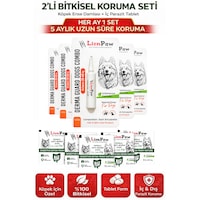 2'li Set Köpek 20-40 Kg Bitkisel İç Dış Parazit Ense Bitkisel Damla Seti - 5 Damla 5 Tablet 2'li Set Köpek 20-40 Kg Bitkisel İç Dış Parazit Ense Bitkisel Damla Seti - 5 Damla 5 Tablet