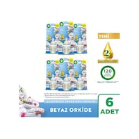 Elektrikli Oda Kokusu Yedek Şişe Beyaz Orkide 6x19 Ml Elektrikli Oda Kokusu Yedek Şişe Beyaz Orkide 6x19 Ml