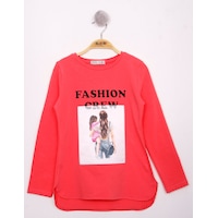 Toontoy Kids Toontoy Kız Çocuk Fashion Baskılı Tişört Nar Çiçeği Toontoy Kids Toontoy Kız Çocuk Fashion Baskılı Tişört Nar Çiçeği