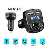 Point Carx8 Araç Kiti Fm Transmitter Bluetooth 5.0 Usb Şarj Aux Gişili Oto Müzik Çalar Point Carx8 Araç Kiti Fm Transmitter Bluetooth 5.0 Usb Şarj Aux Gişili Oto Müzik Çalar