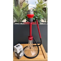 Mr Eds E29 - Gökkuşağı Serisi Nargile Takımı Kırmızı Lüle Ve Közlük Dahil -3lü Set Mr Eds E29 - Gökkuşağı Serisi Nargile Takımı Kırmızı Lüle Ve Közlük Dahil -3lü Set