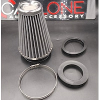 Açık Hava Filtresi Krom Kaplı 2 Aparatlı Gri Renk Huni Tip-90mm-73mm-60mm Açık Hava Filtresi Krom Kaplı 2 Aparatlı Gri Renk Huni Tip-90mm-73mm-60mm