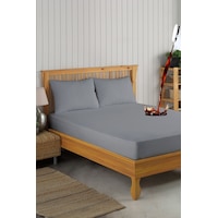 Formeya Set Gri Mikro Fitted Sıvı Geçirmez TekKişilik Alez ve 2 Adet Yastık Alezi Formeya Set Gri Mikro Fitted Sıvı Geçirmez TekKişilik Alez ve 2 Adet Yastık Alezi