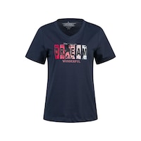 2as Alone Baskılı V Yaka Kadın T-shirt 404 Lacivert 2as Alone Baskılı V Yaka Kadın T-shirt 404 Lacivert