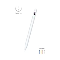 Fuchsia Apple Uyumlu iPad Air Ve Pro Eğime Duyarlı Avuç İçi Reddetmeli Aktif Dokunmatik Tablet Kalemi Beyaz Fuchsia Apple Uyumlu iPad Air Ve Pro Eğime Duyarlı Avuç İçi Reddetmeli Aktif Dokunmatik Tablet Kalemi Beyaz