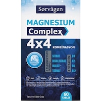 Sorvagen Magnesium Complex 4x4 Combination 60 Tablet
