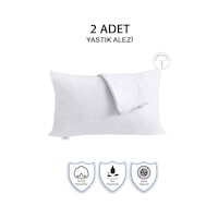 Vionel Home %100 Pamuklu 2'li Yastık Alezi Yastık Kılıfı Su - Sıvı Geçirmez 50 x 70 CM Vionel Home %100 Pamuklu 2'li Yastık Alezi Yastık Kılıfı Su - Sıvı Geçirmez 50 x 70 CM