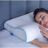 SimpleThePillow Boyun Destekli Visco Yastık Boyun Fıtığı Boyun Düzleşmesi Boyun İçin Ortopedik Boyun Yastığı 58*40*11*8 SimpleThePillow Boyun Destekli Visco Yastık Boyun Fıtığı Boyun Düzleşmesi Boyun İçin Ortopedik Boyun Yastığı 58*40*11*8