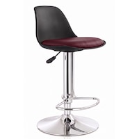 Nova Black Tepsi Ayaklı Bar Sandalyesi Bar Taburesi Bordo Nova Black Tepsi Ayaklı Bar Sandalyesi Bar Taburesi Bordo