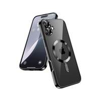 Teknomoda Apple Uyumlu iPhone 16 Plus Kılıf Kamera Lens Korumalı Renkli Magsafe Şarj Şeffaf Silikon Siyah Teknomoda Apple Uyumlu iPhone 16 Plus Kılıf Kamera Lens Korumalı Renkli Magsafe Şarj Şeffaf Silikon Siyah