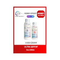Power Time Hobby Epoxy İnce Döküm Epoksi Reçine 1500 G Şeffaf Power Time Hobby Epoxy İnce Döküm Epoksi Reçine 1500 G Şeffaf