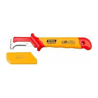 Total Thıdck1851 50x185mm Vde Kanca Bıçak Kablo Sıyırma Soyma Bıçağı İzoleli Total Thıdck1851 50x185mm Vde Kanca Bıçak Kablo Sıyırma Soyma Bıçağı İzoleli