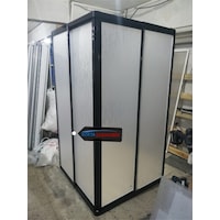 Nokta Duşakabin 100 x 100 Teknesiz Mika Duşakabin Siyah Profil Şeffaf Nokta Duşakabin 100 x 100 Teknesiz Mika Duşakabin Siyah Profil Şeffaf