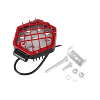 48w Altıgen Kafesli Kırımızı 16 LED OffRoad Tekne Çalışma Lambası 48w Altıgen Kafesli Kırımızı 16 LED OffRoad Tekne Çalışma Lambası