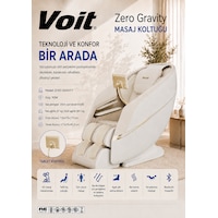 Voit Zero Gravity Masaj Koltuğu 4D Masaj Kumandalı Bluetooth Hoparlörlü MONTAJ GEREKTİRMEZ Voit Zero Gravity Masaj Koltuğu 4D Masaj Kumandalı Bluetooth Hoparlörlü MONTAJ GEREKTİRMEZ