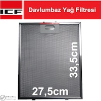 Icf Davlumbaz Filtresi Aspiratör Tel Filtre 27,5X33,5Cm - 372081041 Icf Davlumbaz Filtresi Aspiratör Tel Filtre 27,5X33,5Cm - 372081041