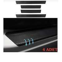 Point Araç İçi Karbon Kapı Eşik Bandı Kapı Eşiği Folyo Hava Kanallı İthal 4'lü Set - Point Araç İçi Karbon Kapı Eşik Bandı Kapı Eşiği Folyo Hava Kanallı İthal 4'lü Set -