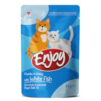 Enjoy Balıklı Kedi Pouch Yaş Mama 85gr X 22 Adet Enjoy Balıklı Kedi Pouch Yaş Mama 85gr X 22 Adet