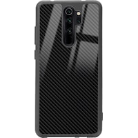 Xiaomi Redmi Note 8 Pro Carbon Tasarımlı Glossy Telefon Kılıfı Siyah Xiaomi Redmi Note 8 Pro Carbon Tasarımlı Glossy Telefon Kılıfı Siyah