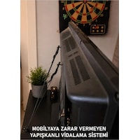 Mobilyaya Yapışkanlı V Tipi Lcd Tv Askısı Sabitleme Çoçuk Evcil Hayvan Deprem Koruma Güvenlik Kemeri Mobilyaya Yapışkanlı V Tipi Lcd Tv Askısı Sabitleme Çoçuk Evcil Hayvan Deprem Koruma Güvenlik Kemeri