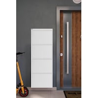 Ceha 4'lü Metal Ayakkabılık - Kar Beyaz K.AYK-4 /AB9003 Ceha 4'lü Metal Ayakkabılık - Kar Beyaz K.AYK-4 /AB9003