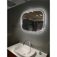 Nuun Dekor 90x70 Dokunmatik Ledli Ayna - Dimmer Özellikli Beyaz Nuun Dekor 90x70 Dokunmatik Ledli Ayna - Dimmer Özellikli Beyaz