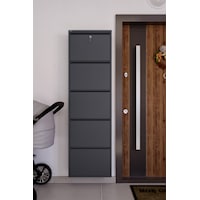 Ceha Kilitli 5'li Metal Ayakkabılık - Antrasit K.AYK-5 /AB7024/KL Ceha Kilitli 5'li Metal Ayakkabılık - Antrasit K.AYK-5 /AB7024/KL