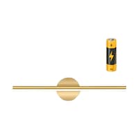 Ömür Avize Modern Kablosuz Tak Çalıştır Ledli Pilli Aplik Banyo Tablo Ayna Aydınlatma Eskitme Gold Pil Dahildir Beyaz Ömür Avize Modern Kablosuz Tak Çalıştır Ledli Pilli Aplik Banyo Tablo Ayna Aydınlatma Eskitme Gold Pil Dahildir Beyaz