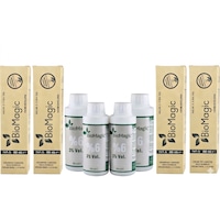 Biomagic 6.00 Koyu Kumral Organik İçerikli Amonyaksız Kalıcı Saç Boyası 4 Boya+ 4 Oksidan