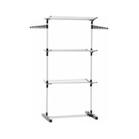 3 Katlı Katlanır Ayaklı Çamaşır Kurutmalık 60 Cm Gri 3 Katlı Katlanır Ayaklı Çamaşır Kurutmalık 60 Cm Gri