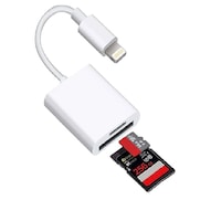 Mettzchrom Apple Uyumlu iPhone 14 13 12 11 Ve İpad Için Sd Kart Hafıza Kart Adaptörü, Lightning Hafıza Kart Okuyucu