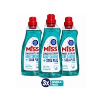 Miss Sıvı Çamaşır Deterjanı Arap Sabunu Ve Soda Etkili 1500 Ml X 3 Miss Sıvı Çamaşır Deterjanı Arap Sabunu Ve Soda Etkili 1500 Ml X 3