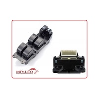Toyota Corolla Uyumlu 2002-2006 Sol Dörtlü Cam Düğmesi Anahtarı 24 Fiş Toyota Corolla Uyumlu 2002-2006 Sol Dörtlü Cam Düğmesi Anahtarı 24 Fiş