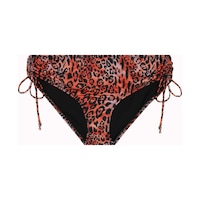 İpli Yan Bağlamalı Desenli Bikini Altı Leopar İpli Yan Bağlamalı Desenli Bikini Altı Leopar