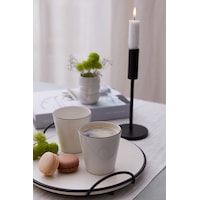 Kütahya Porselen Bone Ekin Mug Bardak 2 Parça Siyah Fileli Çok Renkli Kütahya Porselen Bone Ekin Mug Bardak 2 Parça Siyah Fileli Çok Renkli