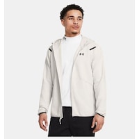 Under Armour Unstoppable Flc Fz Hd Eu Erkek Sweatshirt 1389352-110 Beyaz-beyaz Beyaz