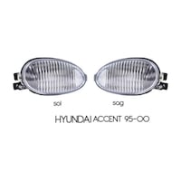 Hyundai Accent Yumurta Kasa 95-00 Sis Lambası Takımı Beyaz 2 Adet Hyundai Accent Yumurta Kasa 95-00 Sis Lambası Takımı Beyaz 2 Adet